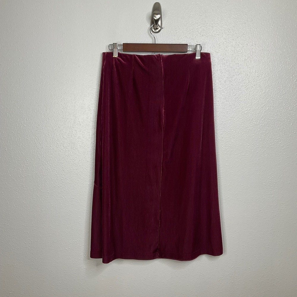 Modcloth Ribbed Midi Skirt Size Large - Picture 2 of 4